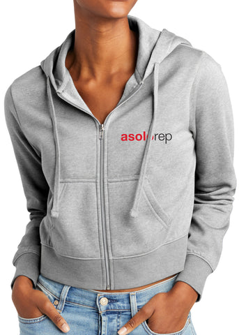 Asolo Rep Cropped Zip Hoodie