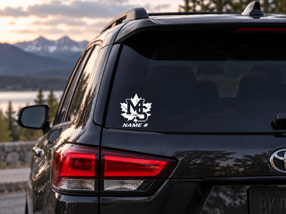 Maple Shade Street Hockey Car Decal