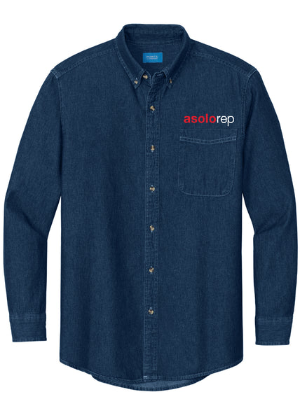 Asolo Rep Mens Long Sleeve Denim Shirt