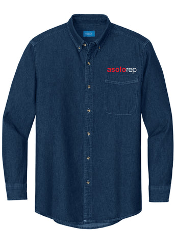 Asolo Rep Mens Long Sleeve Denim Shirt