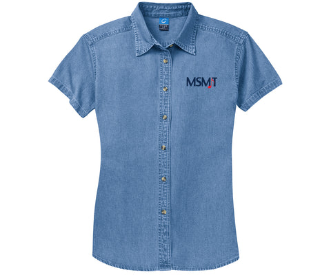 Maine State Music Theatre Ladies Denim Shirt