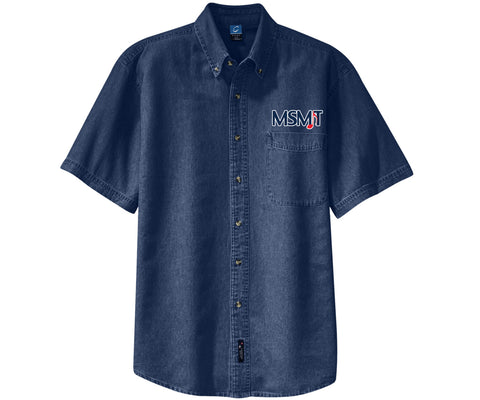 Maine State Music Theatre Mens Denim Shirt