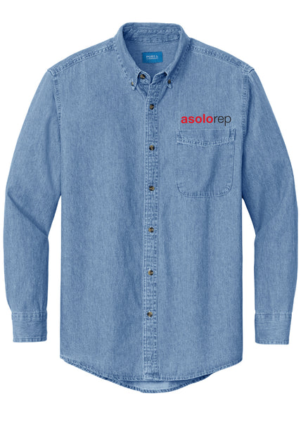 Asolo Rep Mens Long Sleeve Denim Shirt
