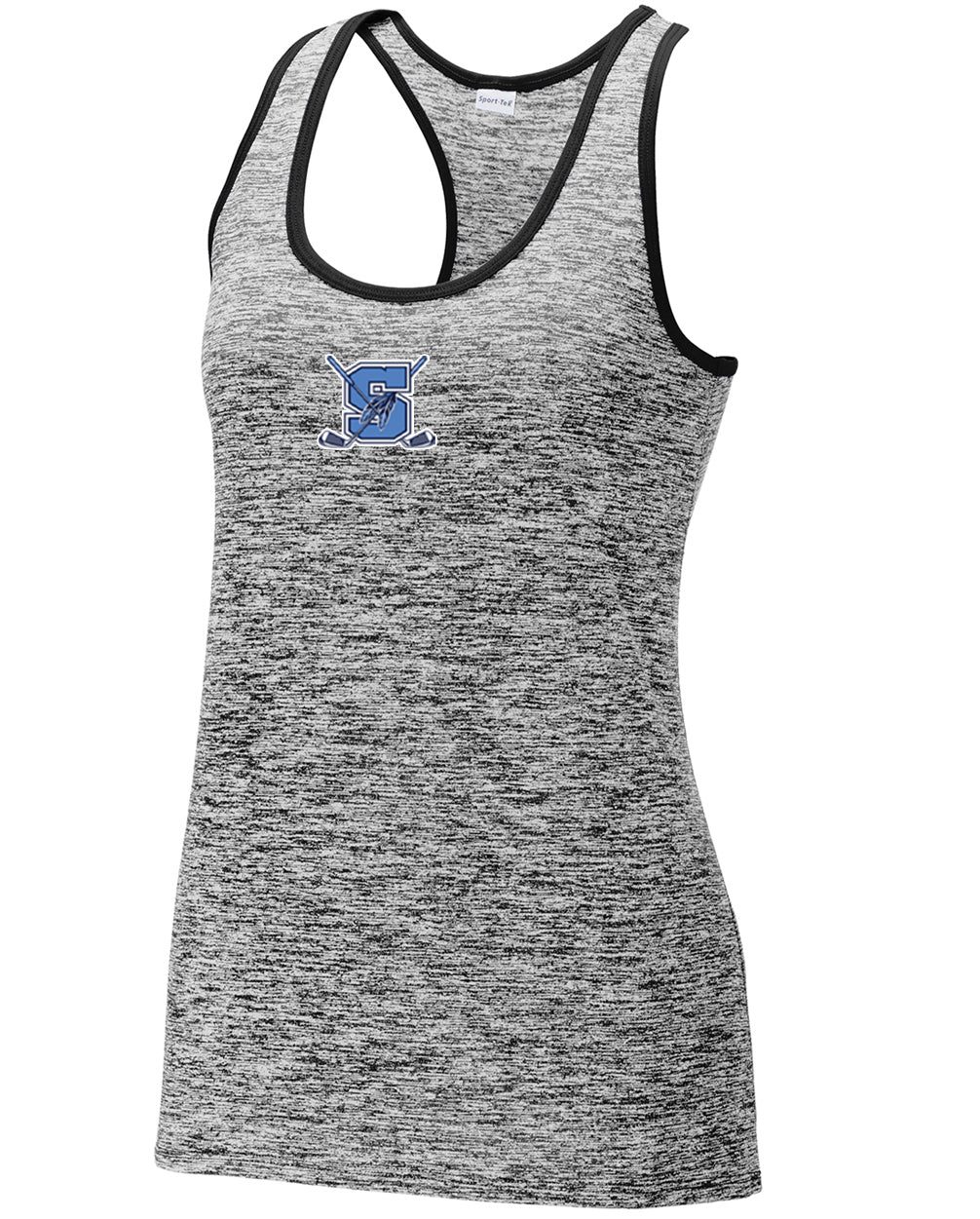 Seekonk Golf Team Ladies PosiCharge Electric Heather Racerback Tank