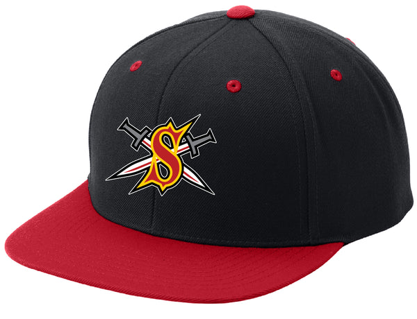 Red Raiders New Logo* Flat Bill Snapback Cap