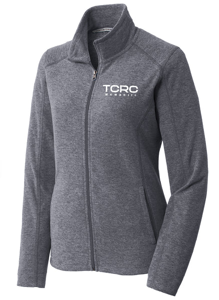 Treasure Coast Rowing Club Women's Heather Microfleece Full-Zip Jacket