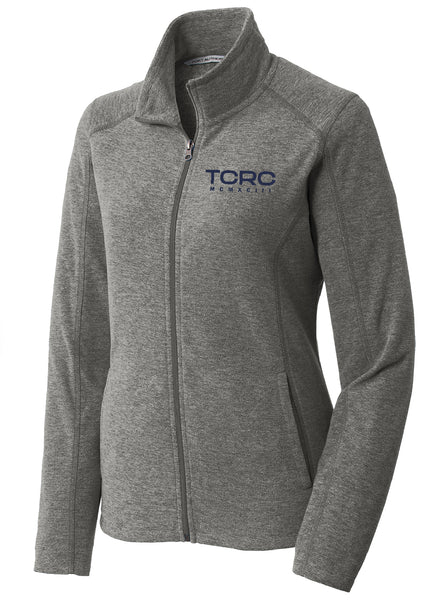 Treasure Coast Rowing Club Women's Heather Microfleece Full-Zip Jacket