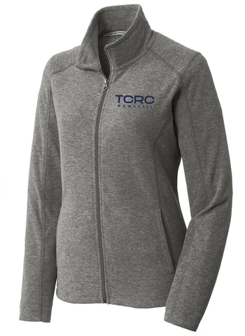 Treasure Coast Rowing Club Women's Heather Microfleece Full-Zip Jacket
