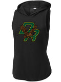 Dighton-Rehoboth Ladies PosiCharge Tri-Blend Wicking Hoodie Tank