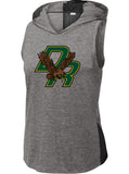 Dighton-Rehoboth Ladies PosiCharge Tri-Blend Wicking Hoodie Tank