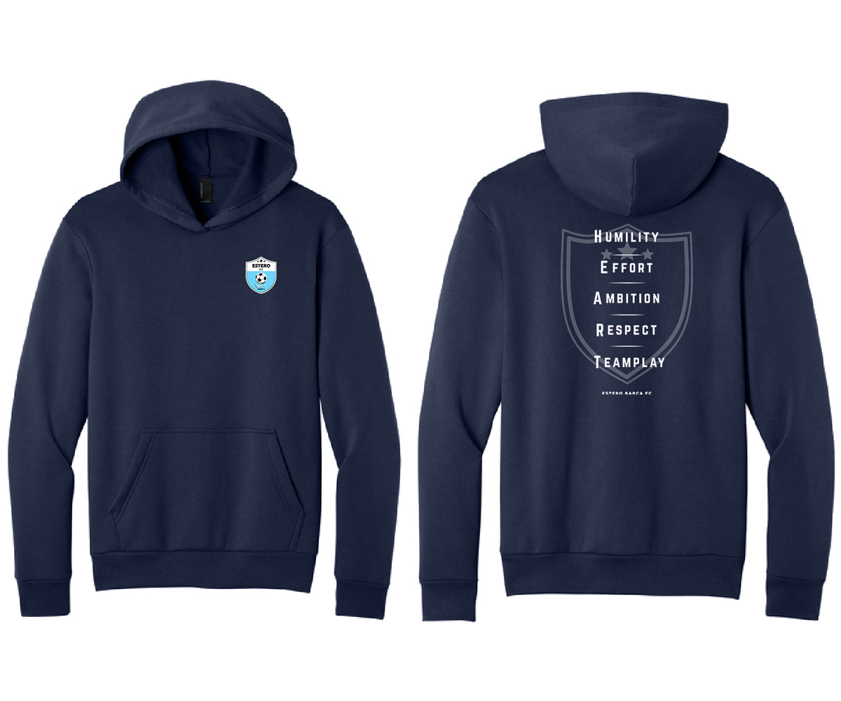 Estero Barca FC Easy Fleece Pullover Hooded Sweatshirt