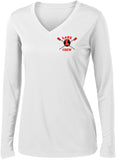 Lake Crew Ladies Long Sleeve V-Neck Competitor Tee