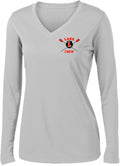 Lake Crew Ladies Long Sleeve V-Neck Competitor Tee