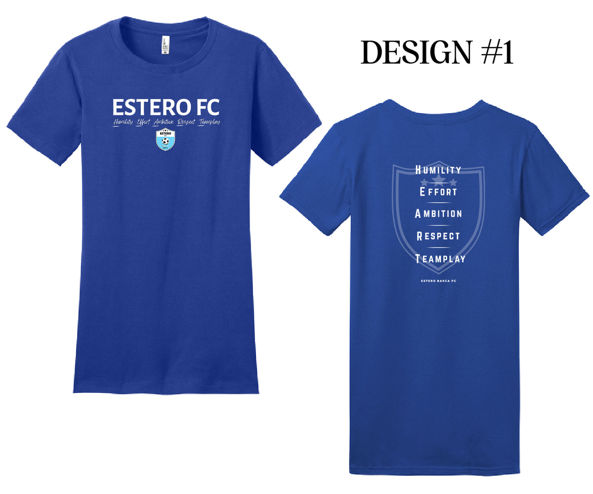 Estero Barca FC H.E.A.R.T. District Ladies Tee