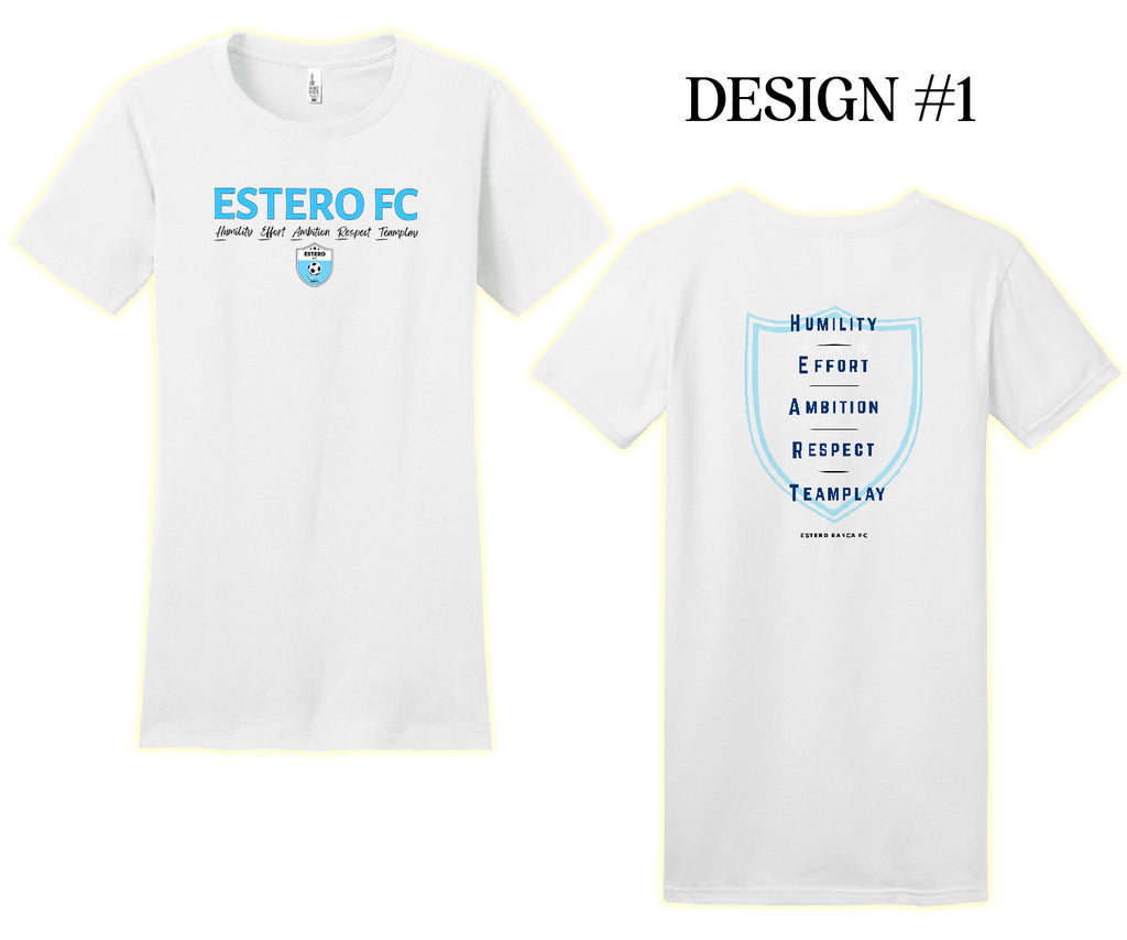 Estero Barca FC H.E.A.R.T. District Ladies Tee