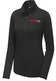 Asolo PosiCharge Ladies Tri-Blend Wicking 1/4-Zip Pullover
