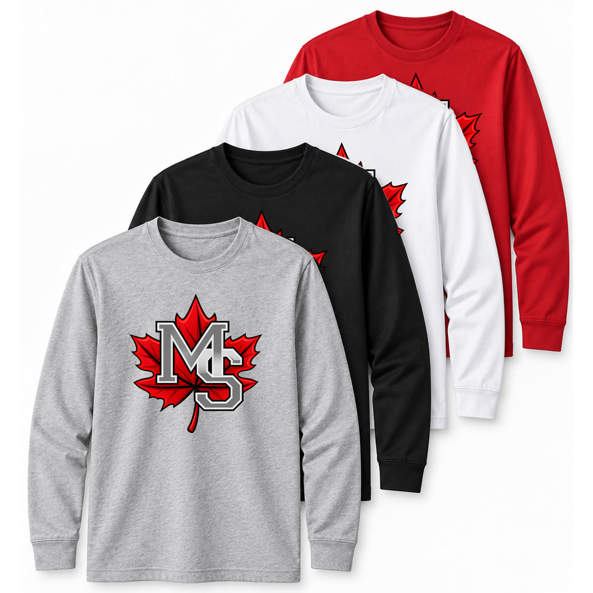 Maple Shade Street Hockey Long Sleeve Cotton Tee