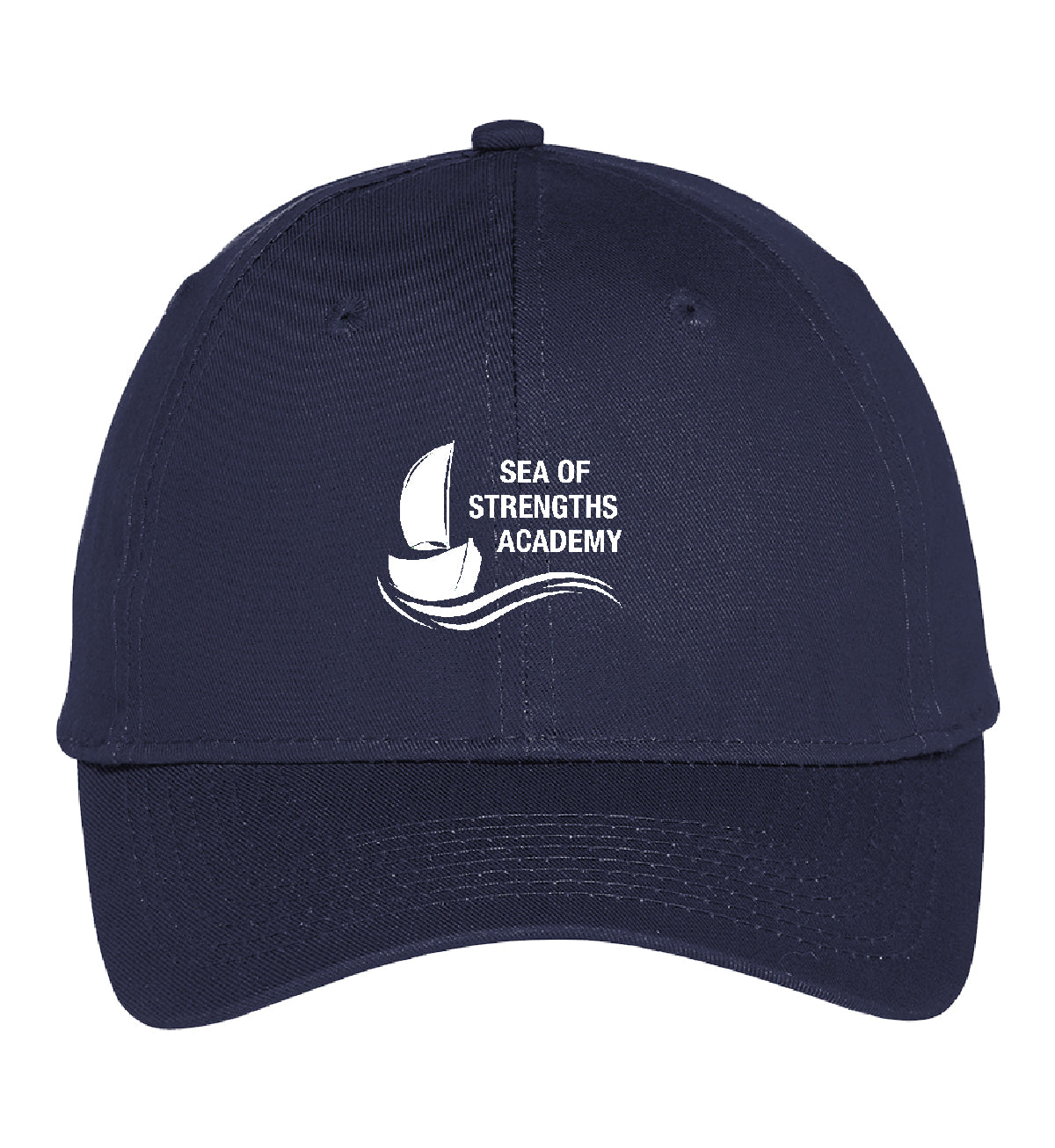 Sea of Strengths Academy Six-Panel Unstructured Twill Cap