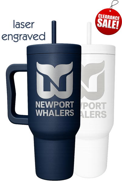 Newport Whalers Hockey 40oz Engraved Mug - Stock Clearance Sale