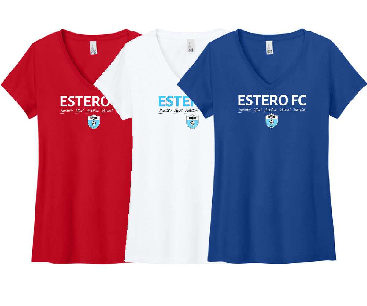 Estero Barca FC District V-Neck Tee