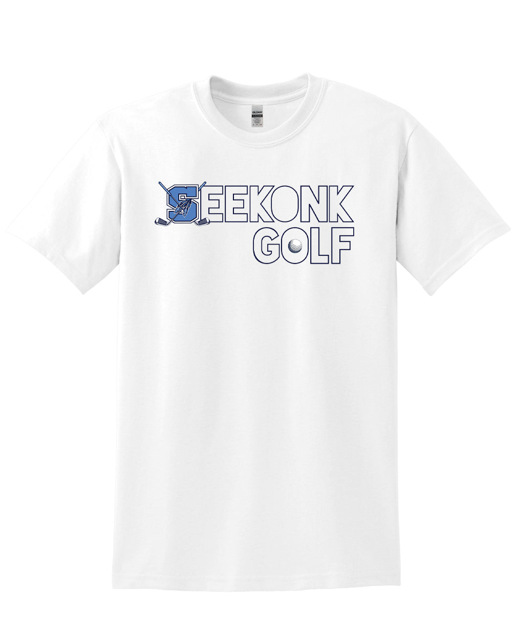 Seekonk Golf Logo DryBlend Tee