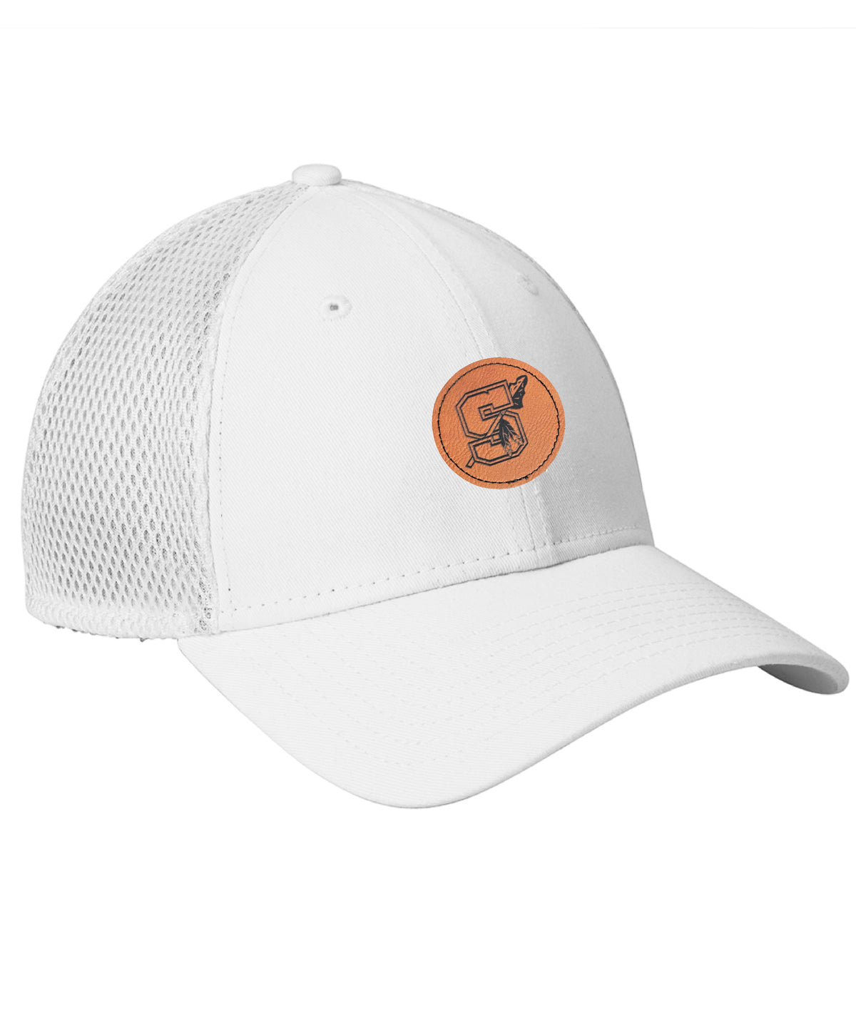 Seekonk Football Stretch Mesh Cap with Engraved Patch