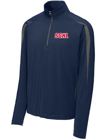 SGHL Stretch 1/2-Zip Colorblock Pullover
