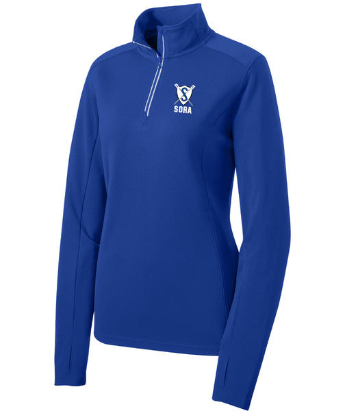 South Orlando Rowing Association Ladies Sport-Wick Textured 1/4-Zip Pullover