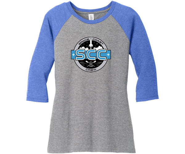 Space Coast Crew Ladies Alternative Logo Vintage Raglan