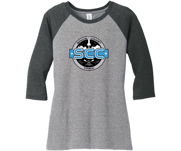 Space Coast Crew Ladies Alternative Logo Vintage Raglan