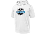 Space Coast Crew Alternative Logo Sport-Wick Fleece Short Sleeve Hooded Pullover