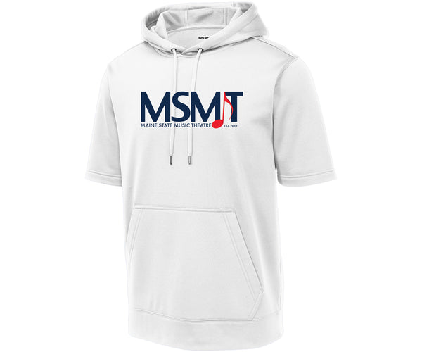 Maine State Music Theatre Dri-Fit Fleece Short Sleeve Hooded Pullover