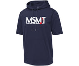 Maine State Music Theatre Dri-Fit Fleece Short Sleeve Hooded Pullover