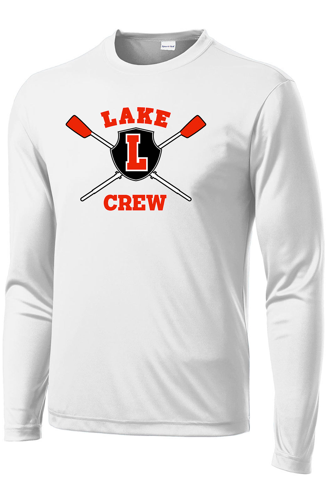 Lake Crew Long Sleeve Logo Printed Dri-Fit Tee