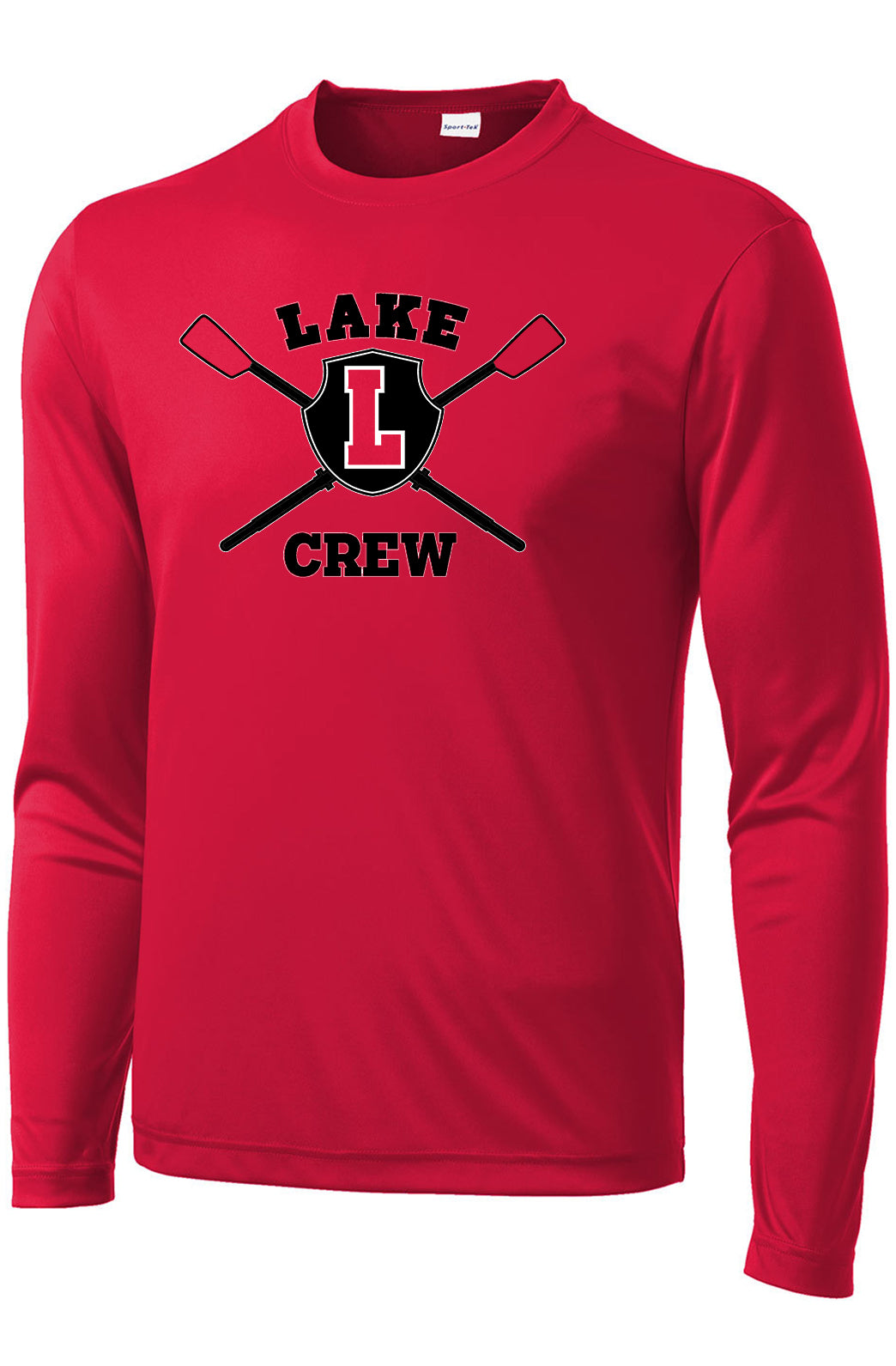 Lake Crew Long Sleeve Logo Printed Dri-Fit Tee