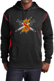 Red Raiders Hockey New Logo* Tech Fleece Colorblock Hooded Sweatshirt