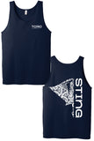 Treasure Coast Rowing Club Sting Logo Jersey Tank