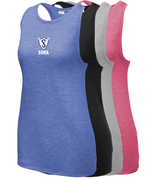 South Orlando Rowing Association Ladies PosiCharge Tri-Blend Wicking Tank