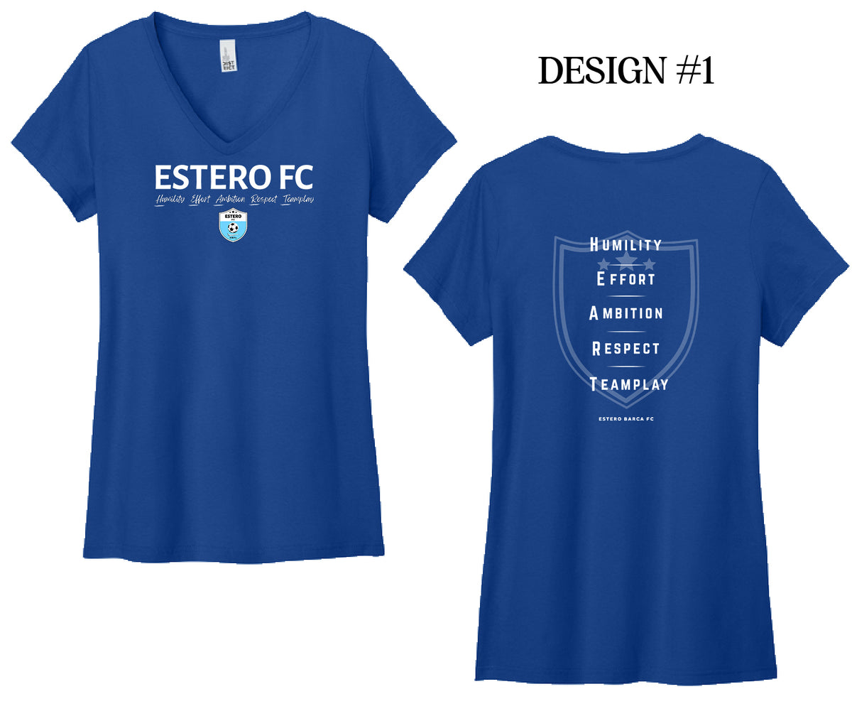 Estero Barca FC District V-Neck Tee
