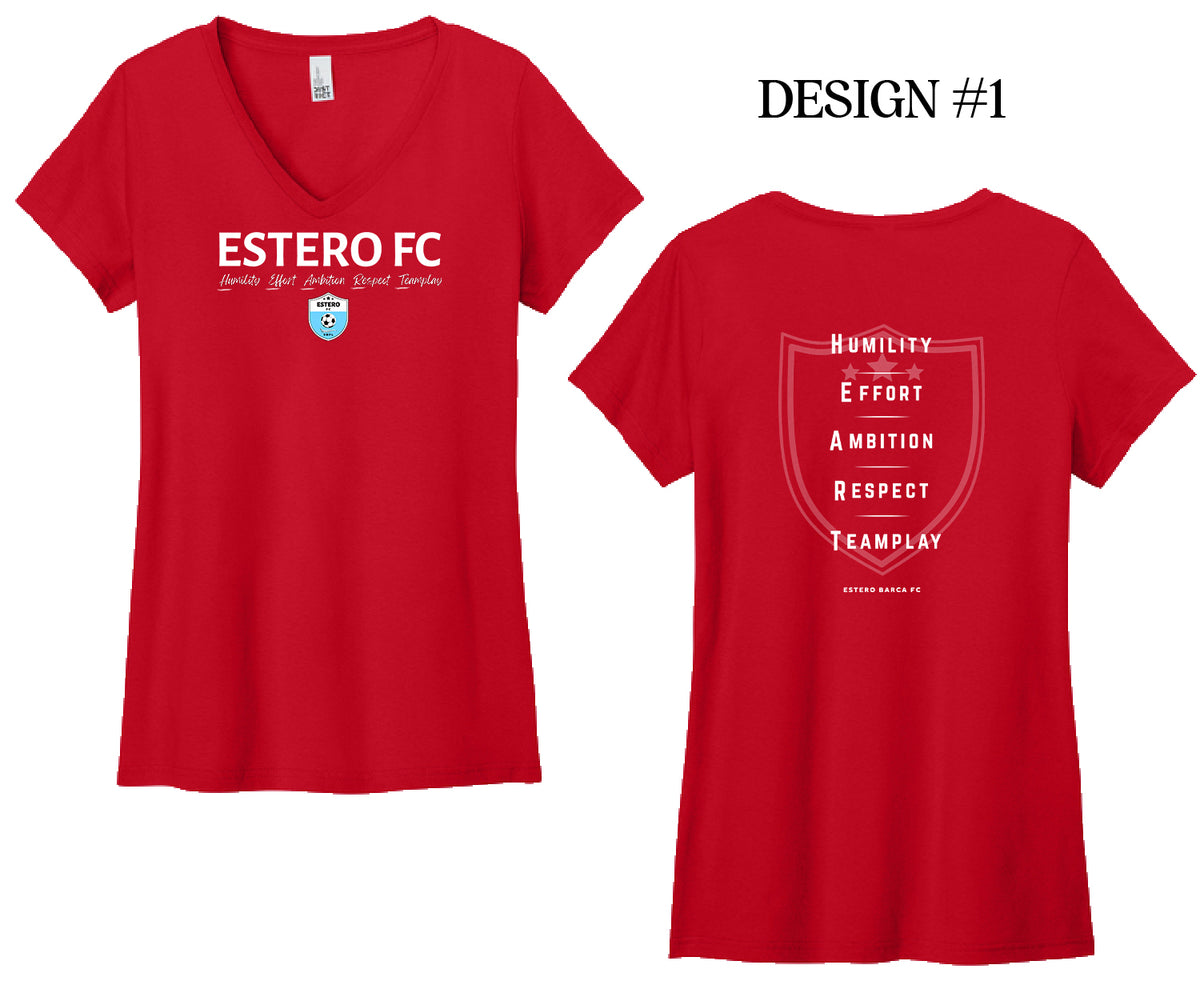 Estero Barca FC District V-Neck Tee