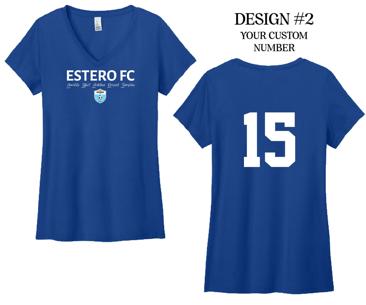 Estero Barca FC District V-Neck Tee