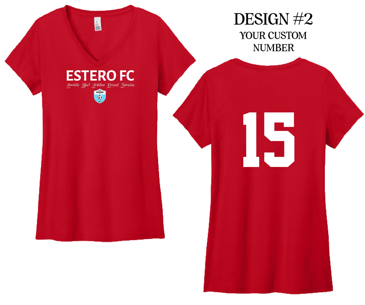 Estero Barca FC District V-Neck Tee