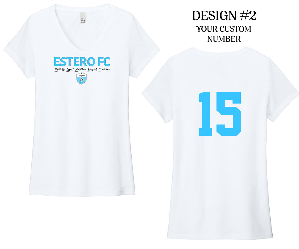 Estero Barca FC District V-Neck Tee