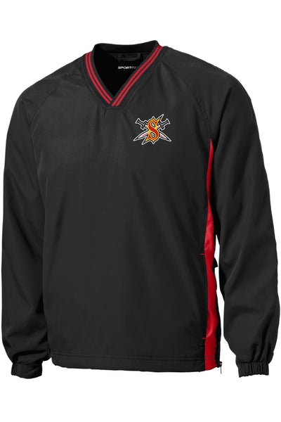 Red Raiders Hockey New Logo* V-Neck Wind Jacket