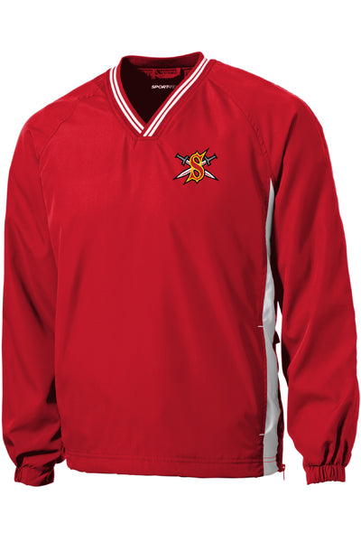 Red Raiders Hockey New Logo* V-Neck Wind Jacket