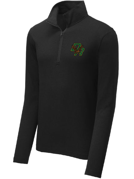 Dighton-Rehoboth PosiCharge Tri-Blend Wicking 1/4-Zip Pullover
