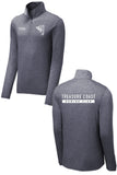 Treasure Coast Rowing Club PosiCharge Tri-Blend Wicking 1/4-Zip Pullover