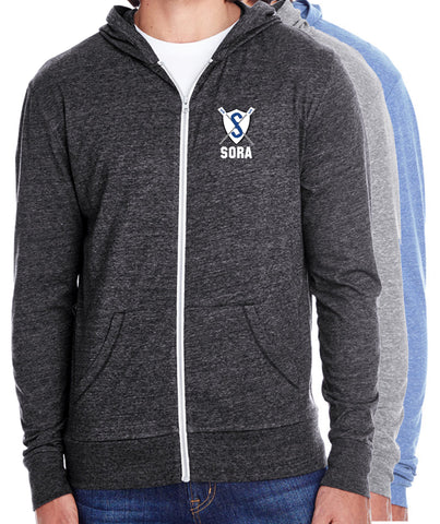 South Orlando Rowing Association Lightweight Tri-Blend Sweatshirt