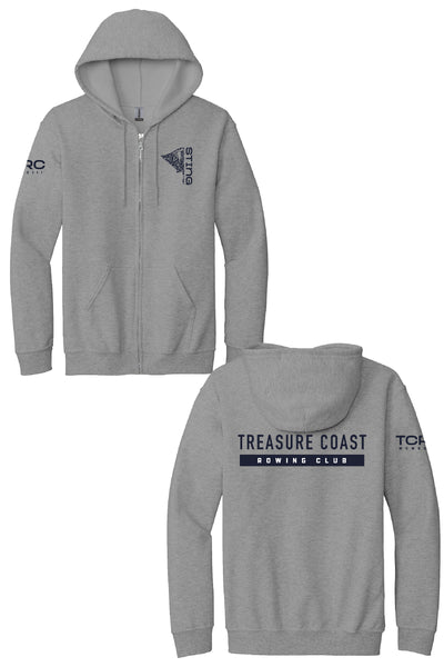 Treasure Coast Rowing Club Heavy Blend Full Zip Hooded Sweatshirt