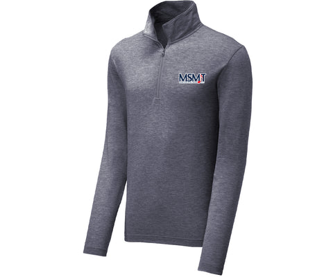 Maine State Music Theatre Tri-Blend Wicking 1/4-Zip Pullover